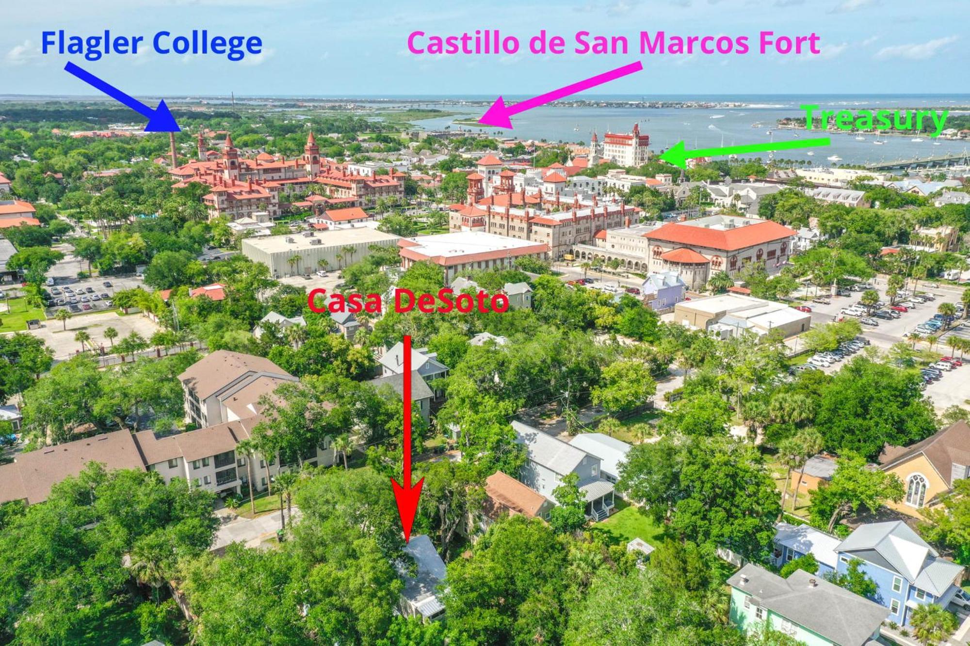 Casa Desoto - Luxury Downtown Oasis Villa St. Augustine Kültér fotó